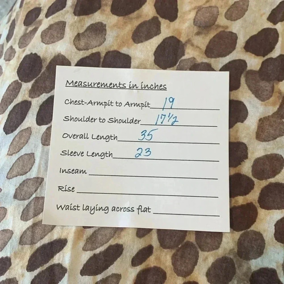 Echo Cotton Beach Coverup Animal Print size Medium - Picture 7 of 7
